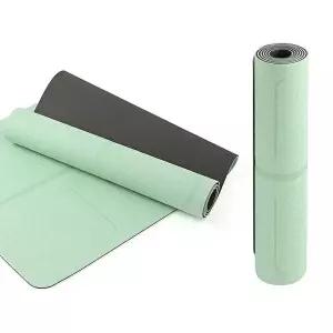 TBZ TPE 가이드라인 6mm 그린 요가매트 대형요가매트-WFMIQM4