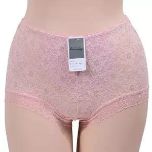 챠밍 누디라인 여성 맥시팬티 망사 플라워 삼각 빤스-WD6B37B