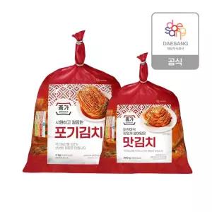 종가 포기김치4kg + 맛김치900g