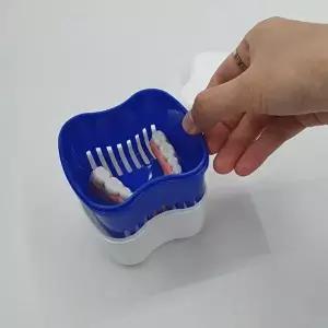 고품질 거름망 케이스 보관 틀니 틀니케이스 틀니통 틀니물빠짐통 유지장치케이스 틀니보관함 WFMD23X