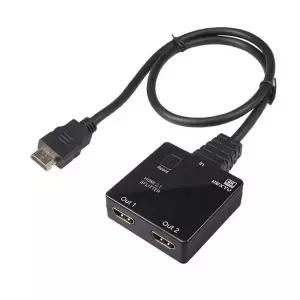 1대2 HDMI2.1분배기 이우 8K 4K 일체형케이 4K분배기