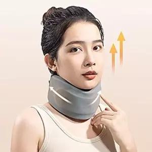 이우 바른자세 목쿠션 학생 직장인 목보호 휴대용