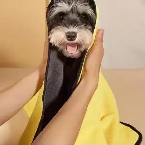 극세사 펫타올 M 1P 퀵드라이 강아지 고양이 수건 고양이수건 (WC6FD3A)