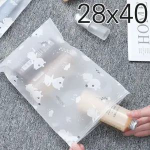 여행용파우치 반투명 속옷 화장품 지퍼팩 28X40 (WC75720)