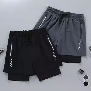 투인원 이우 숏 트레이닝 팬츠 일체형 헬스복 운동복