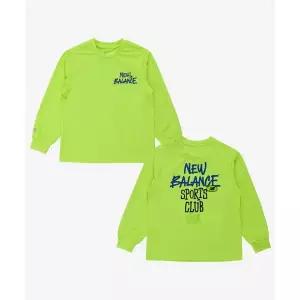 NEWBALANCEKIDS Spotlight Hot Summer_아동 로고 포인트 긴팔 래쉬가드 티셔츠 NK9RG3973UAH