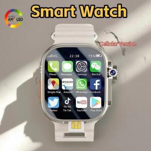 DW99 스마트 워치 49mm 4G/5G LTE 안드로이드 9.0 시스템 180 °   회전 카메라 WIFI GPS S9 울트라 스마트