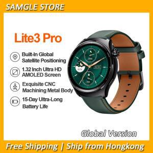 미브로 워치 Lite3 Pro 1.32인치 UHD AMOLED 스크린 GPS 위치추적 AOD 메탈 바디 방수 150가지 스포츠 모드