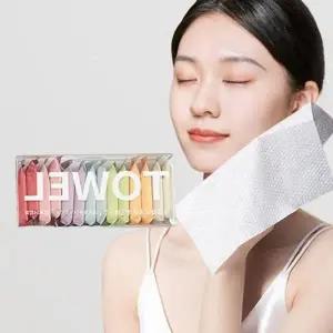( )수건 일회용 얇은 1회용 수건 세면 미니 세면