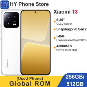 글로벌롬 샤오미 13 256GB/512GB 54MP+32MP 카메라 스냅드래곤 8 Gen 2 67W 4500mAh 배터리 6.36인치 OLED