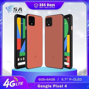 정품 구글 픽셀 4 4G 휴대폰, 페이스 ID, 안드로이드 스마트폰, NFC 90Hz P-OLED, 5.7 인치, 12.2MP + 16MP