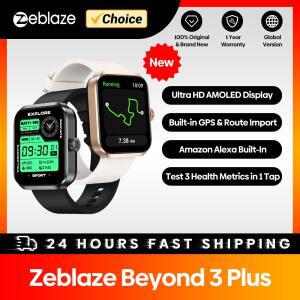 새로운 Zeblaze Beyond 3 Plus GPS 스마트 워치 1.78인치 AMOLED 디스플레이 Amazon Alexa 통화 만들기/수