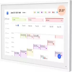 21.5인치 스마트 디지털 캘린더 월 전자 1920 가족 식사 플래너 지원을 위한 1080 IPS 풀 HD 터치 스크린