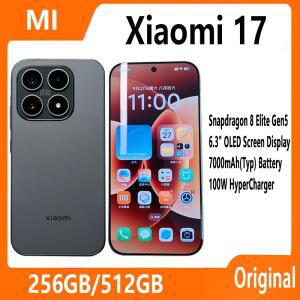 샤오미 17 스마트폰 스냅드래곤 8 엘리트 Gen5 7000mAh 배터리 100W 하이퍼 차지 6.3인치 디스플레이 중국