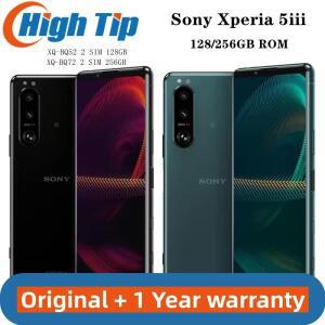 오리지널 소니 Xperia 5iii 5G 싱글 듀얼 심 XQ-BQ52 XQ-BQ72, 일본 6.1 인치, 8GB RAM 128/256GB ROM, 스