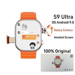 기존 CDS9 Ultra Smartwatch 안드로이드 9.0 4G 네트워크 Sim 카드 로터리 카메라 Amoled Google Play Stor