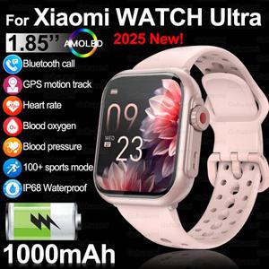 2025XIAOMI IOS 시계 Ultra2 스마트 시계 여성 1000mAh 1.85 