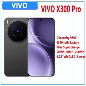 새로운 정품 vivo x300 pro 스마트폰 미디어텍 디멘시티 9500 6.78인치 120Hz 50MP OIS 90W 슈퍼차지 6510m