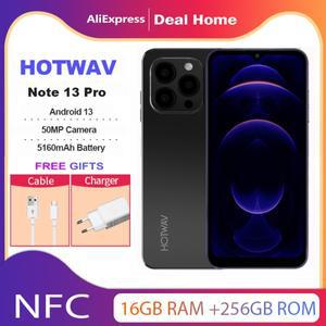 HOTWAV Note 13 Pro 16GB+256GB 옥타 코어 6.6인치 HD+90Hz 재생률 안드로이드 13 NFC 50MP 카메라 5160mAh