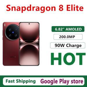오리지널 비보 X200 울트라 모바일 폰 스냅드래곤 8 엘리트 6.82인치 AMOLED 120HZ 200.0MP 카메라 90W 충