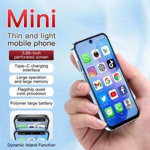 소예스 XS19 3G 미니 스마트폰 안드로이드 10.0 듀얼 SIM 대기 3.88인치 HD 모바일폰 2GB+16GB 2000mAh 소