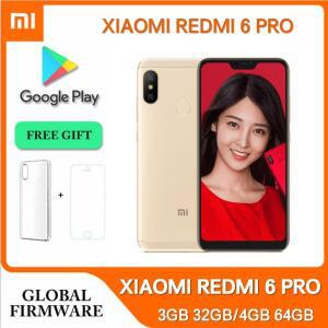 4G 스마트폰 Xiaomi Redmi 6 Pro 4000 mAh 배터리 4GB 64GB Snapdragon 625 픽셀 듀얼 SIM 안드로이드 글로