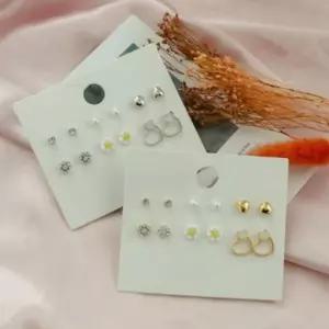 TBZ GGD 심플 플라워 베이직 6pcs 귀걸이세트-WFMT8RE