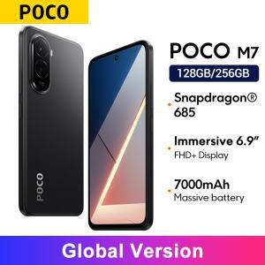 글로벌 버전 포코 M7 스냅드래곤 685 스마트폰 몰입형 6.9인치 144Hz FHD+ 디스플레이 7000mAh 배터리 33W