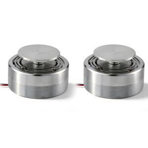 공진 스피커 2Pcs 2인치 전 주파수 스피커, 4 25W 진동 강력 베이스 라우드스피커, 튼튼한 스틸 미니 휴대용 스테레오 사운드 크리에이티브