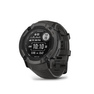 가민 인스팅트 2배 태양광, 견고한 GPS 스마트워치, 내장 손전등, 태양광 충전 기능, 멀티밴드 GNSS, 그래파이트