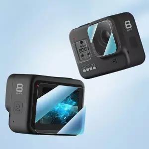 [하프클럽/]액션캠 고프로 8 호환 렌즈 액정 LCD 화면 보호 필름