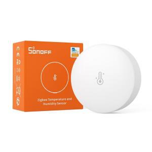 SONOFF SNZB-02P 지그비 온도 습도 센서, 실내 온도계 습도계, 알림 기능 포함, 알렉사 및 구글 홈과 협력하여 원격 모니터링 홈 자동화, 3.0 허브 필요 (1)