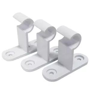 민광 커튼브라켓 15mm 3P k-346 (화이트) 커텐 커튼 민광 커튼브라켓 15mm 3P k346