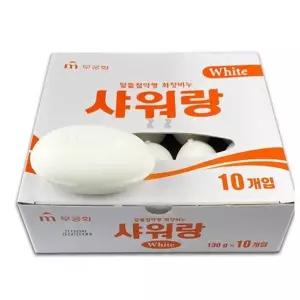 TBZ 무궁화 샤워랑 알뜰비누 130g 10개입-WFMVGOS