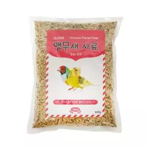 리아펫 잉꼬 핀치 앵무새 먹이 600g 새 사료 모이 밥 앵무새용품