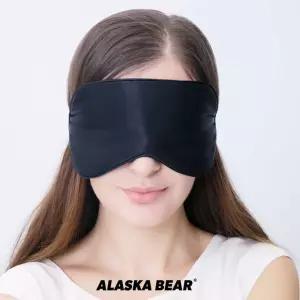정품 알래스카베어 실크 수면안대 입체 3d 비행기안대 실크안대 비행기용품