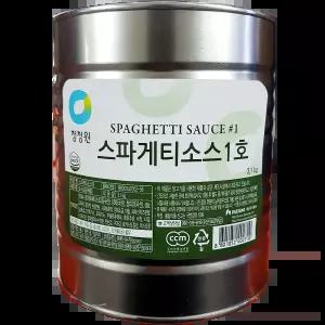 대상 스파게티소스 3.1Kg 쫄깃한맛 카페베이커리 미트 업소용식당 호텔레스