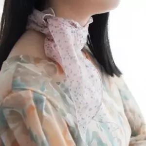[패션소품] 텐셀소재 러블리 쁘띠 삼각 스카프 10types 쁘띠스카프 삼각스카프