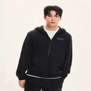 디스커버리 익스페디션 DMTR29051-BKS 니트 워시드 남성 트레이닝 자켓 BLACK 4744