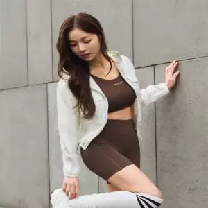 디스커버리 익스페디션 DWBRR1063-DWS 여성 러닝 브라탑 Brown 5992572