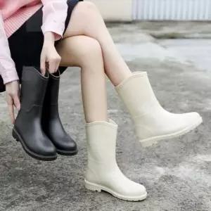 캐주얼한 디자인 미들 가벼운 장화 데일리 장마철신발