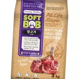 반건조 사료 양고기 3kg 강아지 반려견 소프트밥 개밥