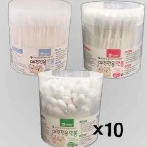 펫크린 애견전용 면봉 X10 순면 위생용품 귀청소 눈꼽