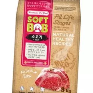 반건조 사료 소고기 3kg 강아지 반려견 소프트밥 개밥