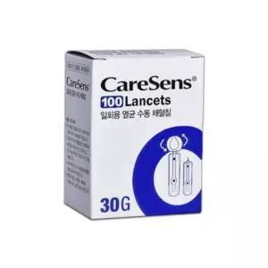 채혈침 30G 케어센스 혈당침 채혈침 체혈침 란셋 케어센스 30G