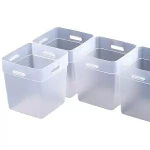 반투명 다용도 서랍정리함 결합형 4개세트 냉장고정리통 서랍정리함 (WD58540)