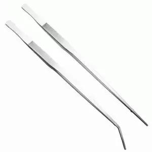 핀셋 48cm 어항 수초 심기 청소 곡선형