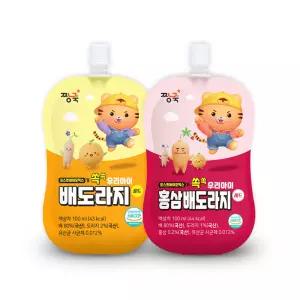 [짱죽 신제품] 우리아이 배도라지 골드 /홍삼레드 BOX_20봉_40봉