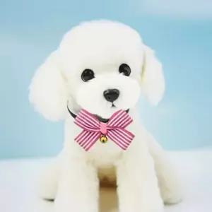 BNP_1005 방울달린 강아지 반려견 리본 넥타이 목걸이