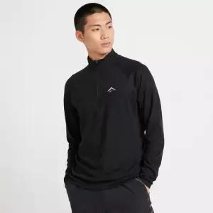 나이키 남성 드라이핏 트레일 미드레이어 하프 짚 FV9994-010) M NK DF TRAIL MIDLAYER HZ)